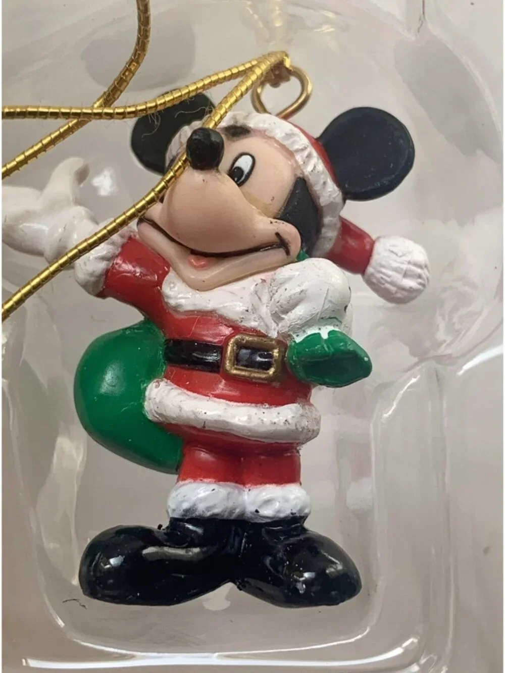 Disney Mickey Tree Rific Treasures Hanging Ornament  With Mini Ornament